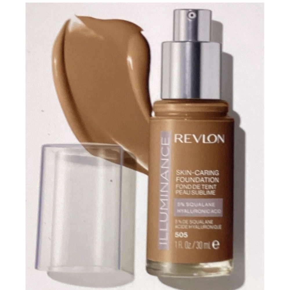 Revlon Illuminance Skin-Caring Liquid Foundation 505 Rich Sand 2 Pack